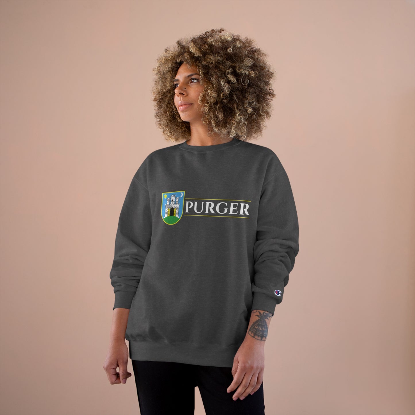 PURGER - Champion Sweatshirt - (Navy, Black, Royal Blue, Charcoal Heather)