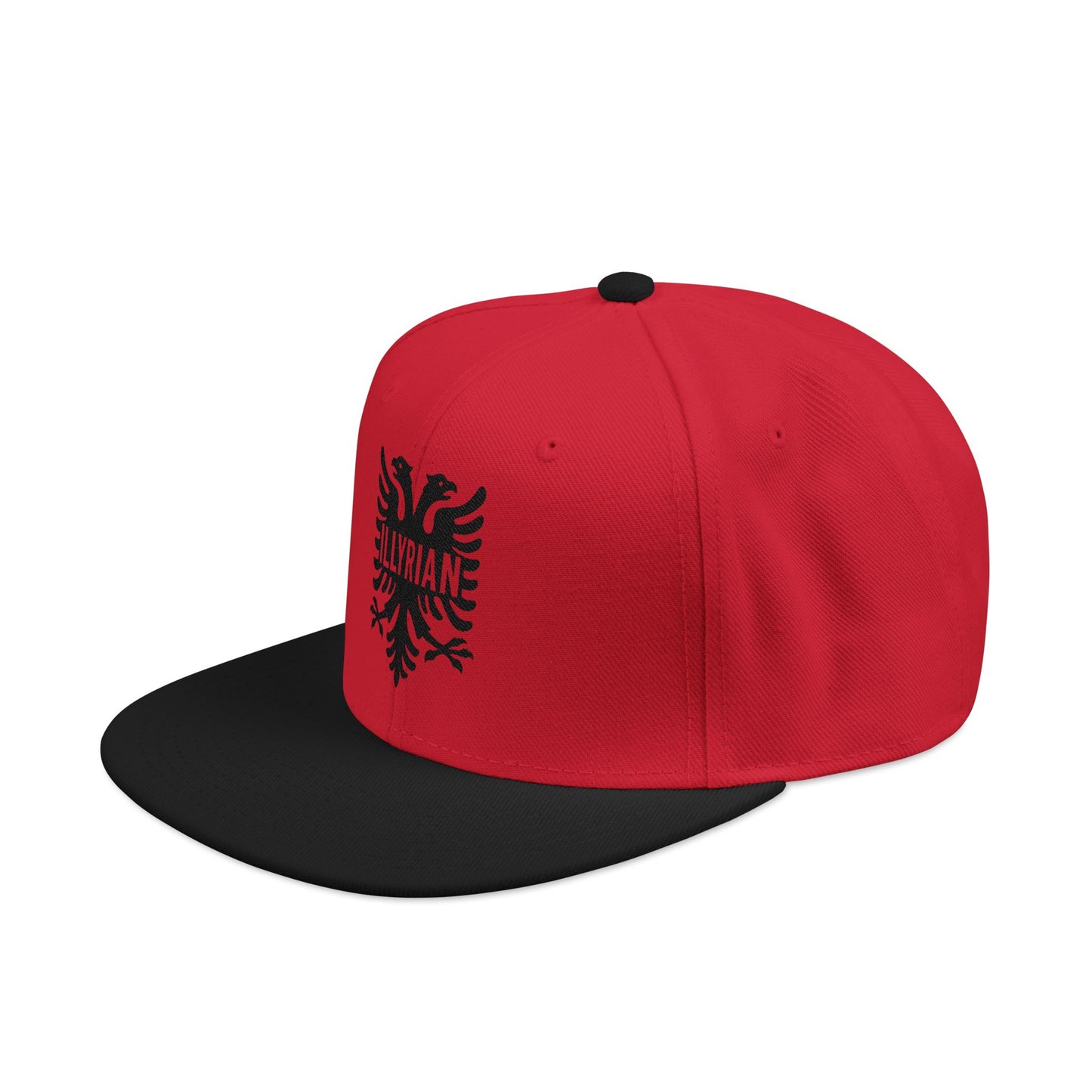Illyrian Eagle Embroidered Snapback Hat Balkan Heritage Cap | Albanian Hat