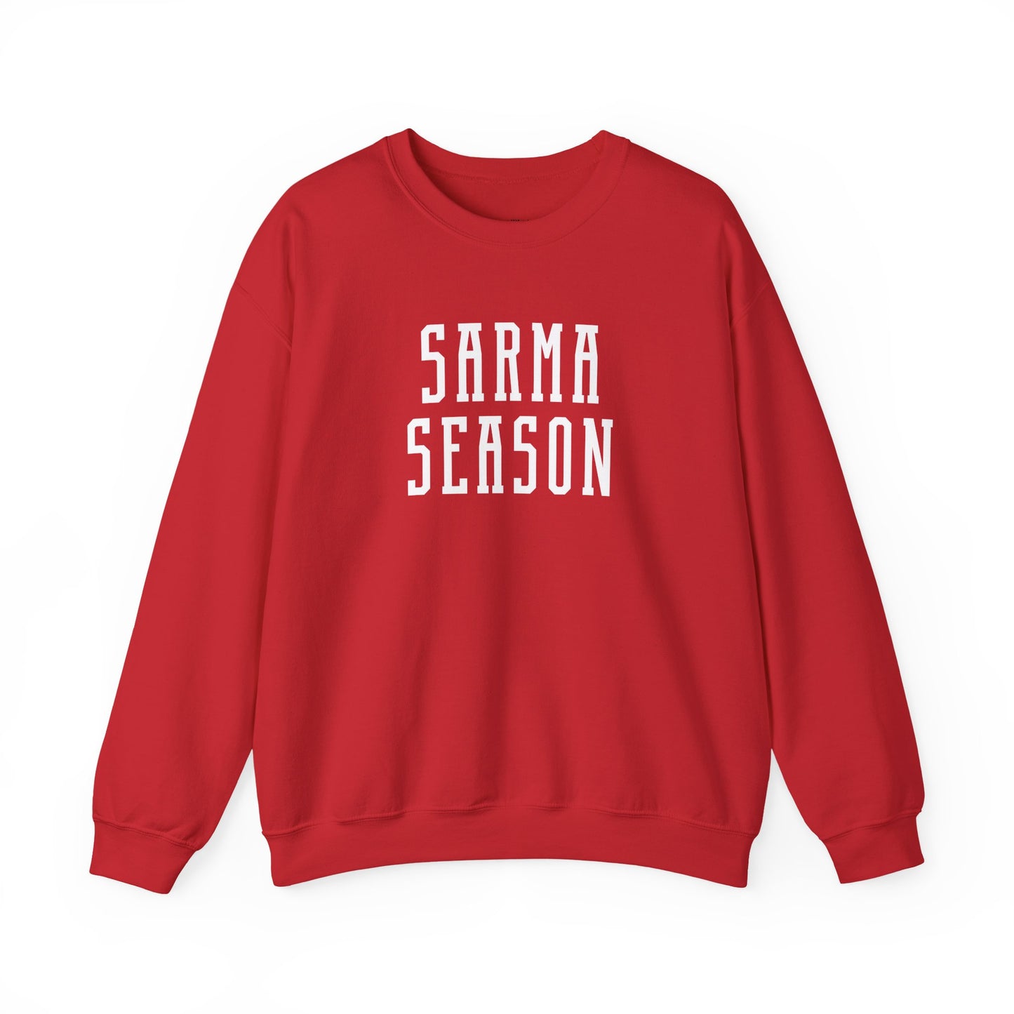 Sarma Season Gildan 18000 Crewneck Croatian Food Winter Sweatshirt
