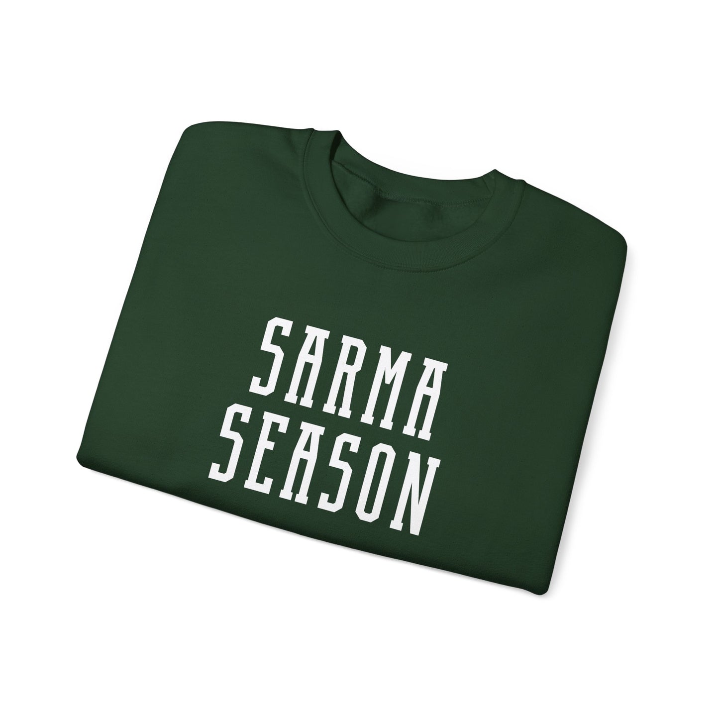 Sarma Season Gildan 18000 Crewneck Croatian Food Winter Sweatshirt