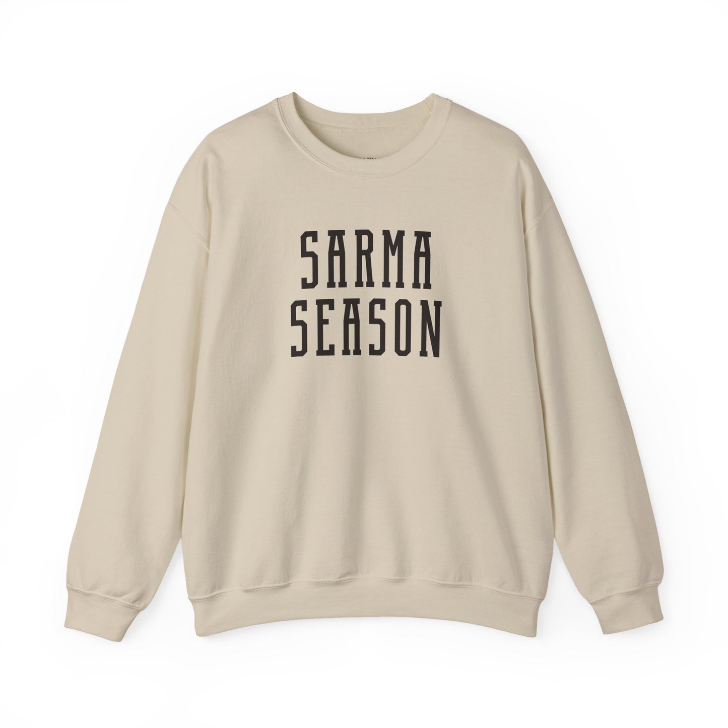 Sarma Season Gildan 18000 Crewneck Croatian Food Winter Sweatshirt