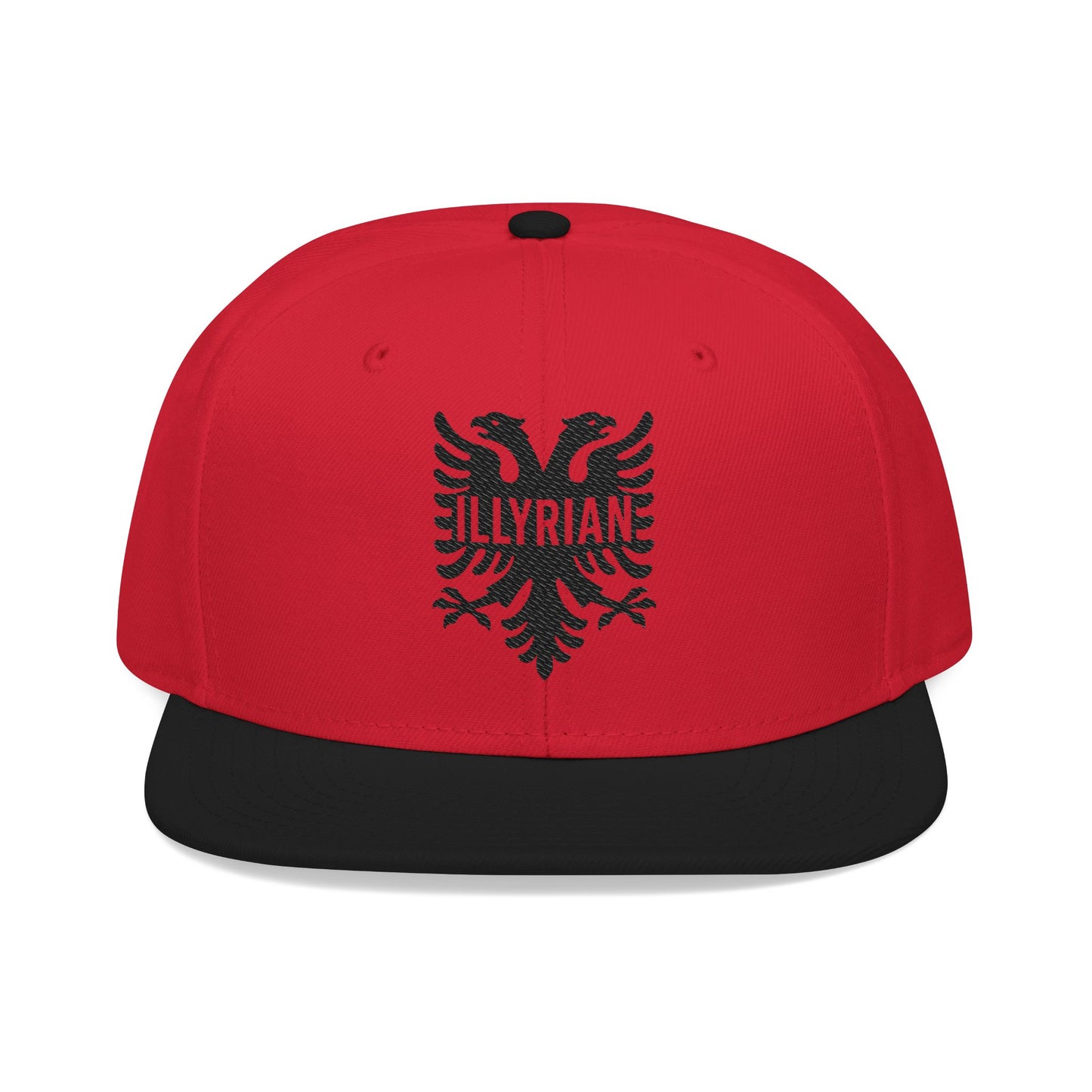 Illyrian Eagle Embroidered Snapback Hat Balkan Heritage Cap | Albanian Hat