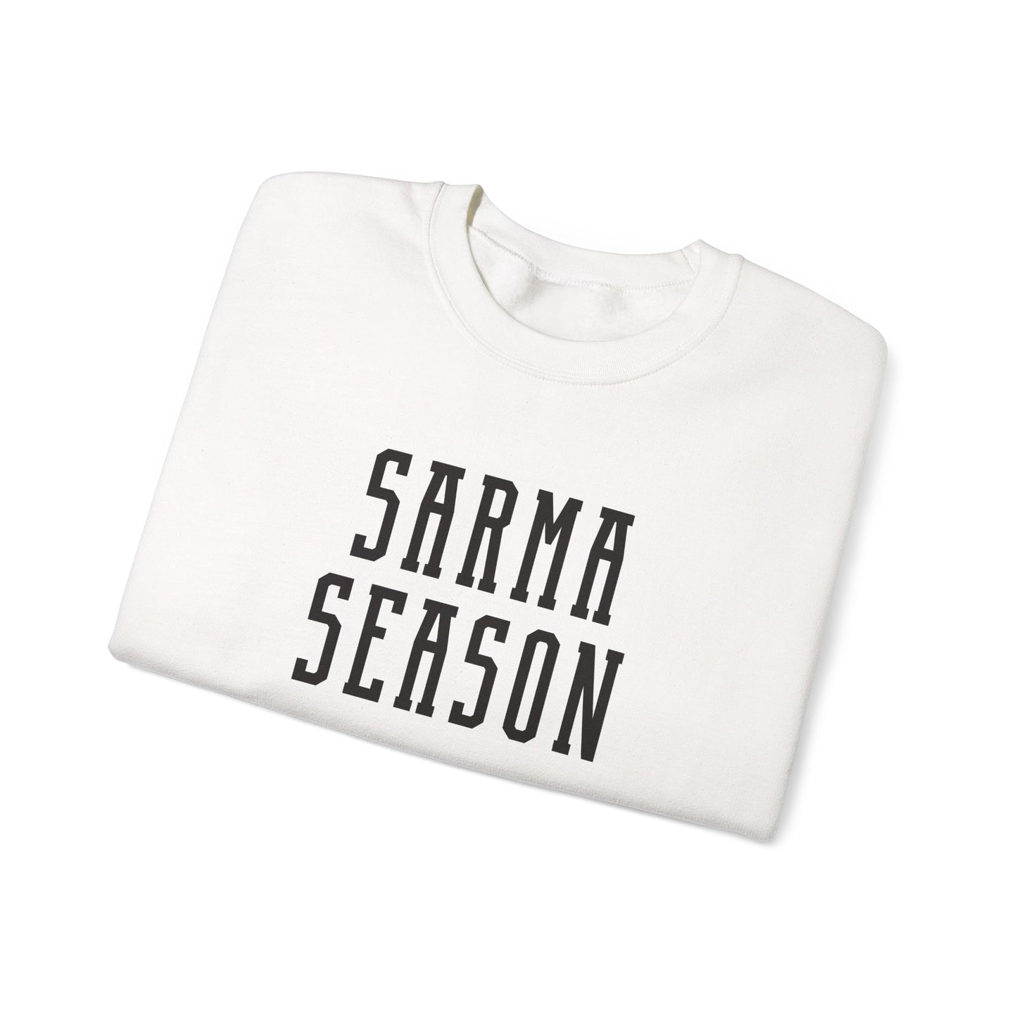 Sarma Season Gildan 18000 Crewneck Croatian Food Winter Sweatshirt