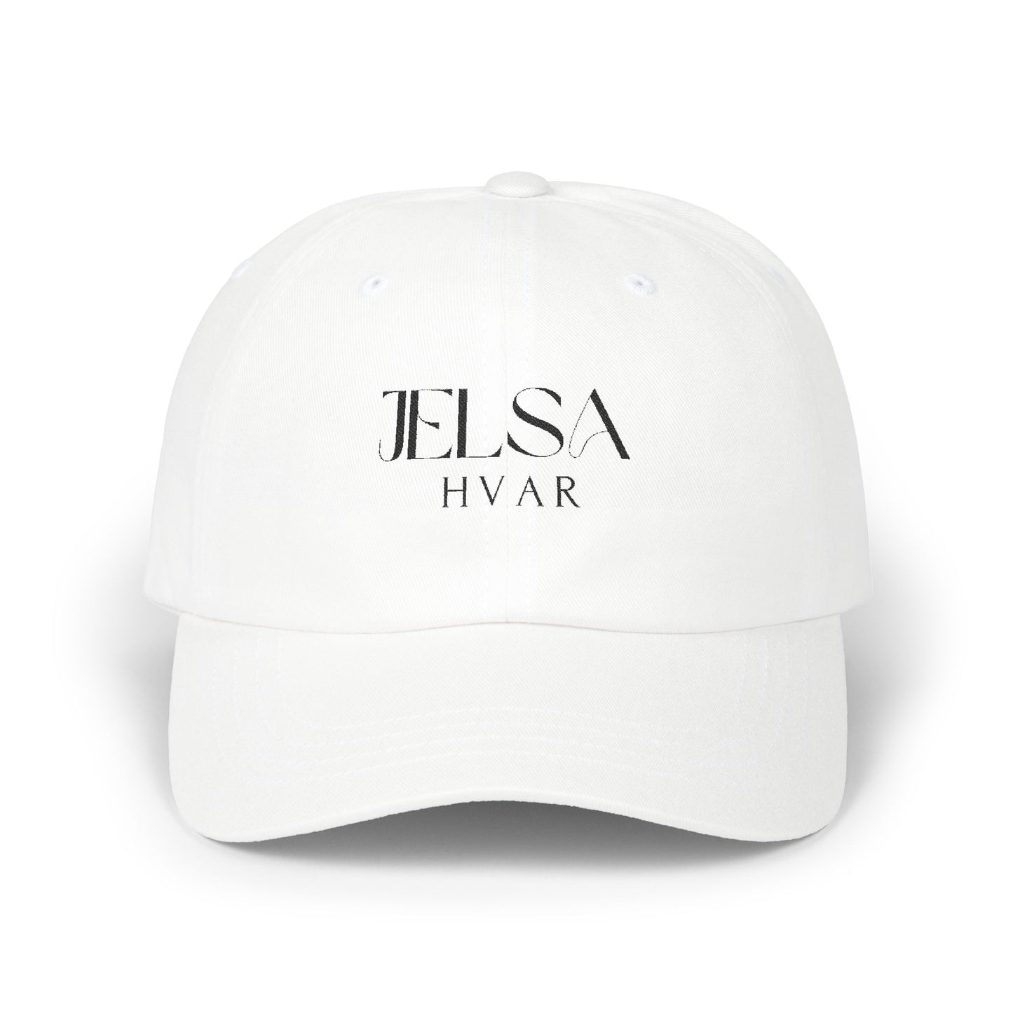 Jelsa, Hvar, Croatia - Embroidered Classic Dad Cap: Casual Style for Everyday Wear, Gift for Dads, Summer Accessory, Trendy Baseball Hat