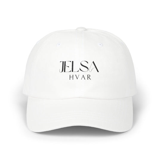 Jelsa, Hvar, Croatia - Embroidered Classic Dad Cap: Casual Style for Everyday Wear, Gift for Dads, Summer Accessory, Trendy Baseball Hat