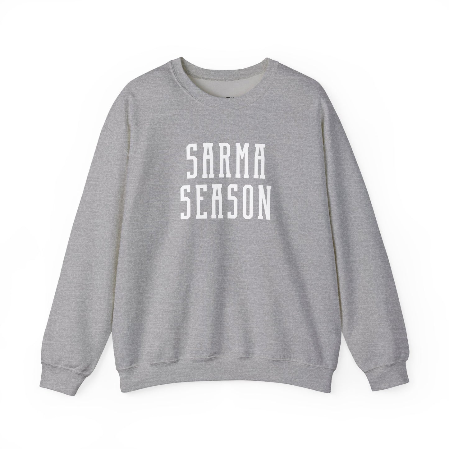 Sarma Season Gildan 18000 Crewneck Croatian Food Winter Sweatshirt