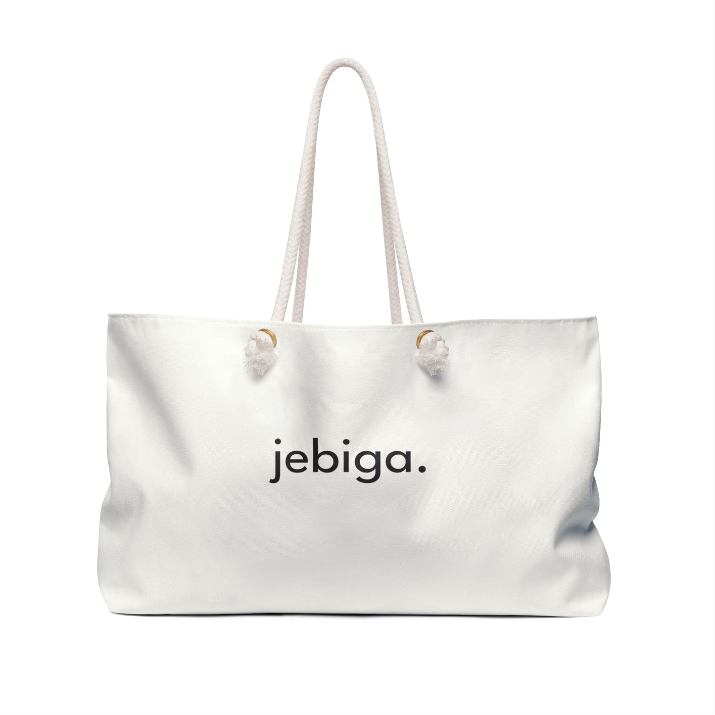 Jebiga Weekender Bag | Funny Balkan Travel Tote | Canvas Duffel