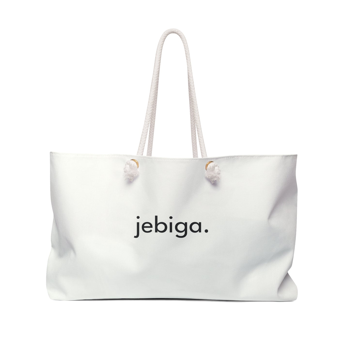 Jebiga Weekender Bag | Funny Balkan Travel Tote | Canvas Duffel