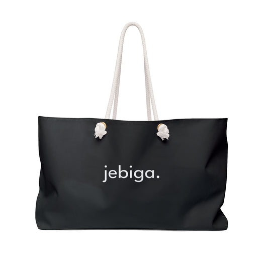 Jebiga Weekender Bag | Funny Balkan Travel Tote | Canvas Duffel